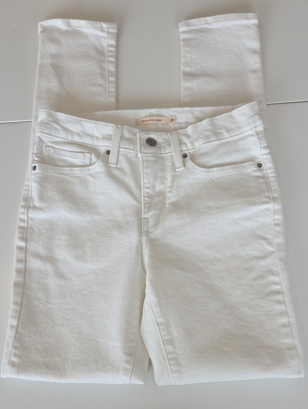 Levi's Women's White Skinny Jeans